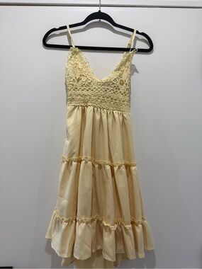 Butter Yellow Dress